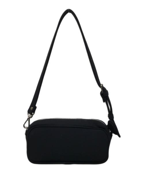 courreges（クレージュ）courreges (クレージュ) ナイロンワンショルダーバッグ ブラックの古着・服飾アイテム