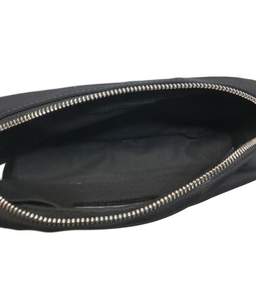 courreges（クレージュ）courreges (クレージュ) ナイロンワンショルダーバッグ ブラックの古着・服飾アイテム