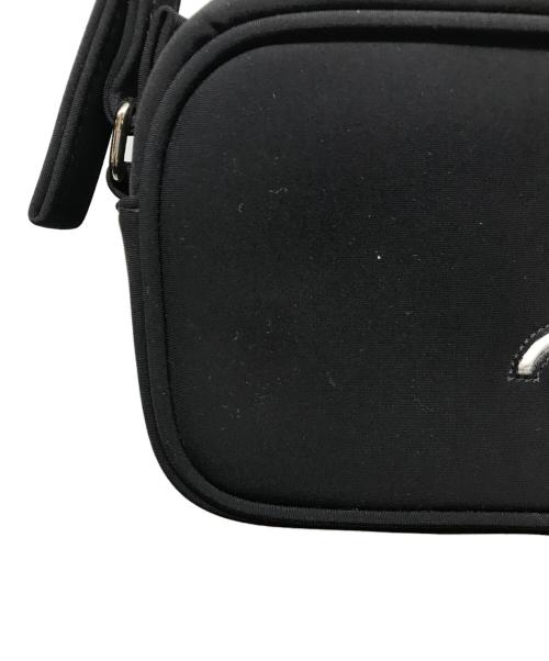 courreges（クレージュ）courreges (クレージュ) ナイロンワンショルダーバッグ ブラックの古着・服飾アイテム