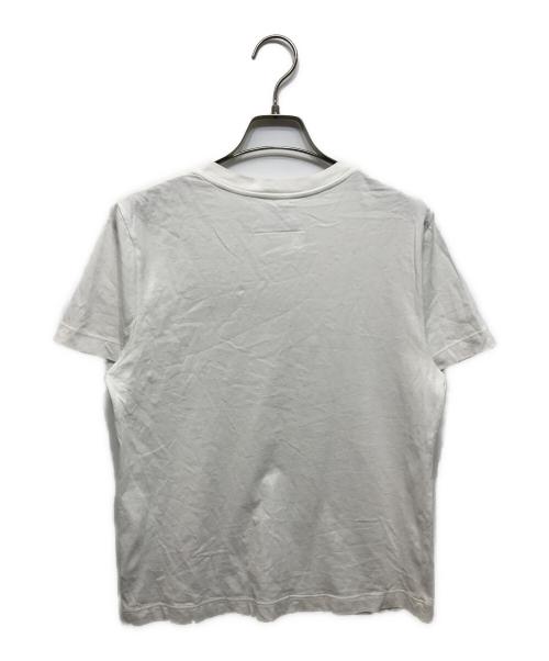 Maison Margiela（メゾンマルジェラ）Maison Margiela (メゾンマルジェラ) フロントロゴクルーネックＴシャツ ホワイト サイズ:XSの古着・服飾アイテム