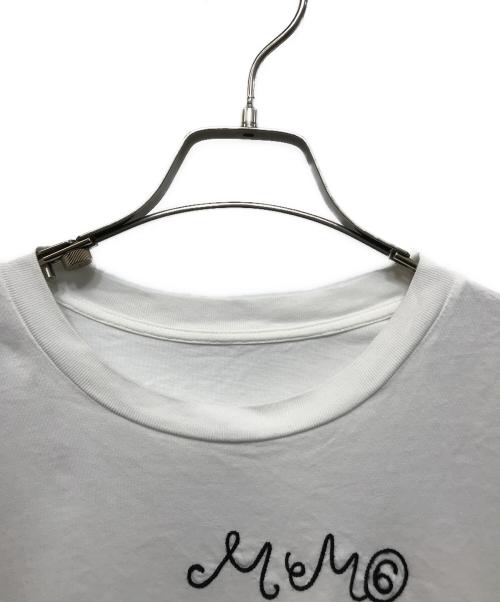 Maison Margiela（メゾンマルジェラ）Maison Margiela (メゾンマルジェラ) フロントロゴクルーネックＴシャツ ホワイト サイズ:XSの古着・服飾アイテム
