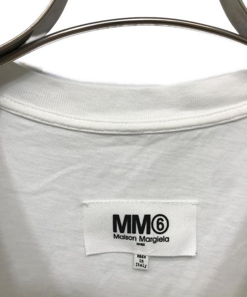 Maison Margiela（メゾンマルジェラ）Maison Margiela (メゾンマルジェラ) フロントロゴクルーネックＴシャツ ホワイト サイズ:XSの古着・服飾アイテム