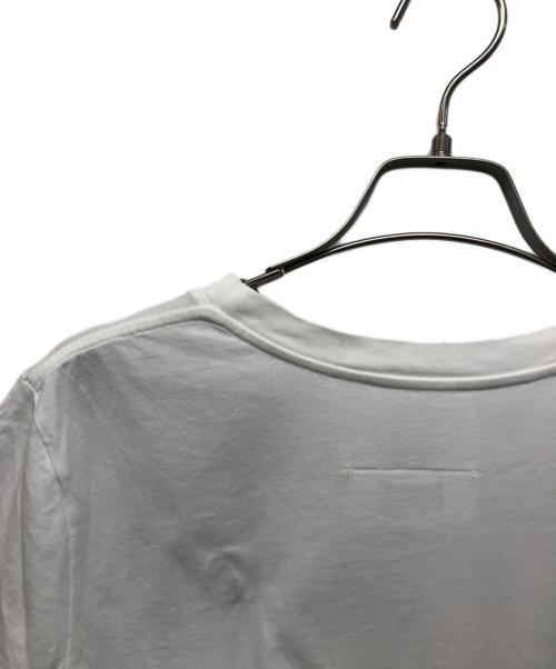 Maison Margiela（メゾンマルジェラ）Maison Margiela (メゾンマルジェラ) フロントロゴクルーネックＴシャツ ホワイト サイズ:XSの古着・服飾アイテム