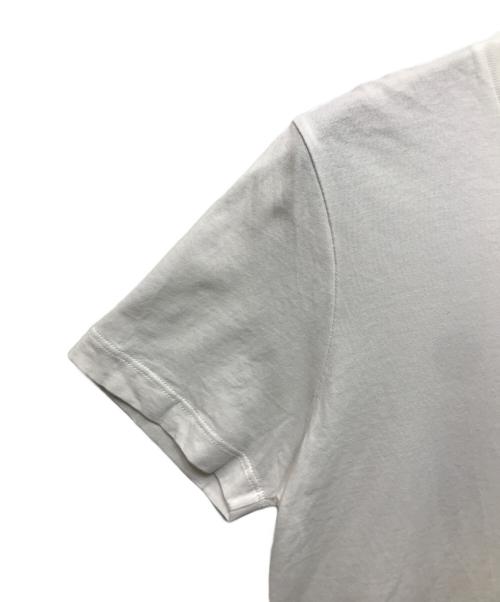 Maison Margiela（メゾンマルジェラ）Maison Margiela (メゾンマルジェラ) フロントロゴクルーネックＴシャツ ホワイト サイズ:XSの古着・服飾アイテム