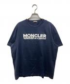 MONCLERモンクレール）の古着「半袖Tシャツ」｜ネイビー
