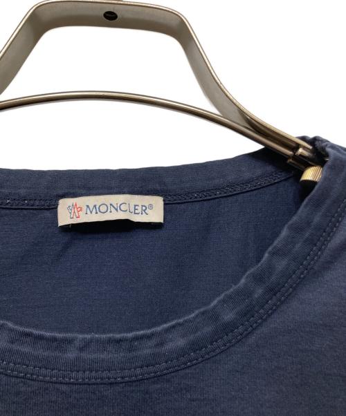 MONCLER（モンクレール）MONCLER (モンクレール) 半袖Tシャツ ネイビー サイズ:XLの古着・服飾アイテム