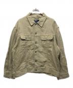 POLO RALPH LAURENポロ・ラルフローレン）の古着「リネントラッカージャケット」｜ベージュ