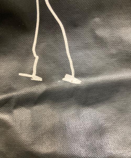 PLAN C（プランシー）PLAN C (プランシー) スケッチ プリントレザートートバッグ ブラックの古着・服飾アイテム