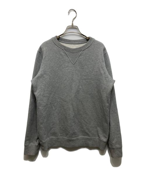 Maison Margiela（メゾンマルジェラ）Maison Margiela (メゾンマルジェラ) 21AWベーシックスウェットシャツ グレー サイズ:Mの古着・服飾アイテム