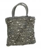 ANTEPRIMAアンテプリマ）の古着「ペルラグリッタースクエアスモールショルダーバッグ」｜シルバー