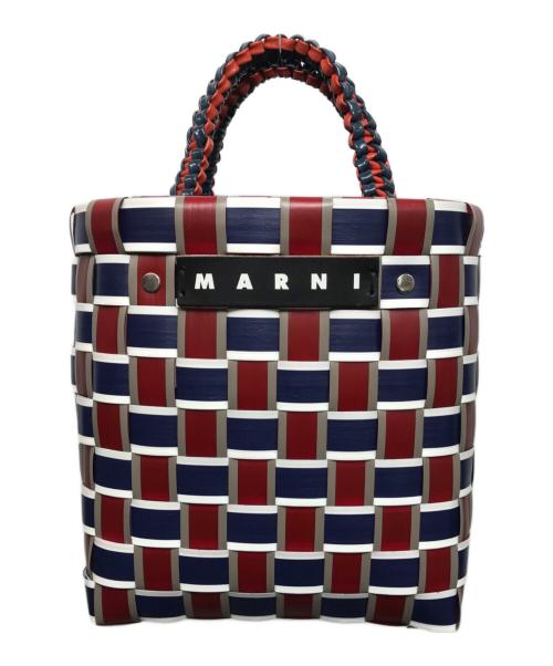 MARNI（マルニ）MARNI (マルニ) テープバスケットバッグ レッドの古着・服飾アイテム