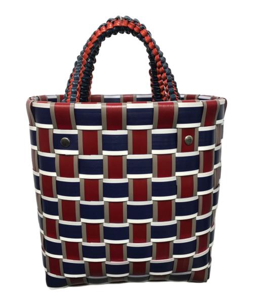 MARNI（マルニ）MARNI (マルニ) テープバスケットバッグ レッドの古着・服飾アイテム