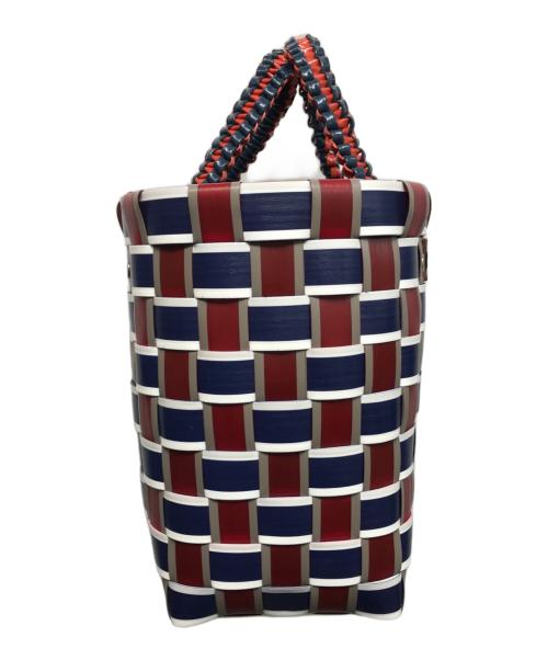 MARNI（マルニ）MARNI (マルニ) テープバスケットバッグ レッドの古着・服飾アイテム