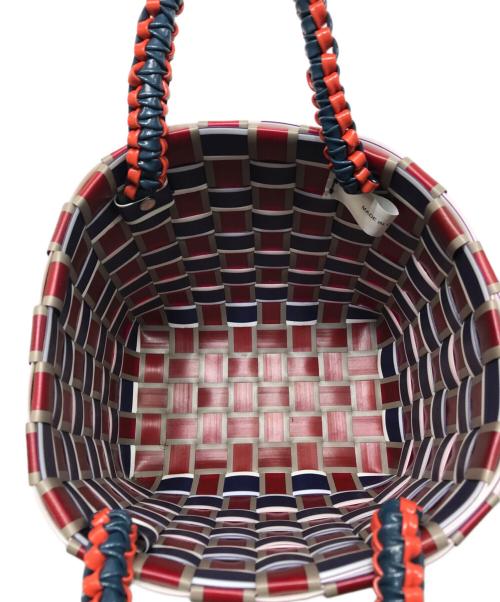 MARNI（マルニ）MARNI (マルニ) テープバスケットバッグ レッドの古着・服飾アイテム