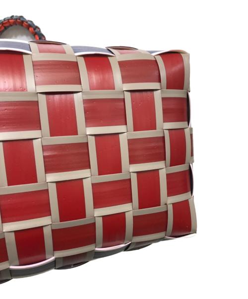 MARNI（マルニ）MARNI (マルニ) テープバスケットバッグ レッドの古着・服飾アイテム