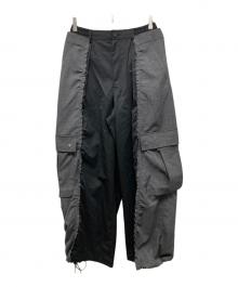 MAISON SPECIAL（メゾンスペシャル）の古着「Cut-off Docking Prime-Wide Cargo Pants」｜グレー