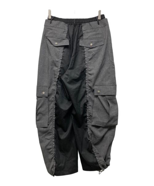 MAISON SPECIAL（メゾンスペシャル）MAISON SPECIAL (メゾンスペシャル) Cut-off Docking Prime-Wide Cargo Pants グレーの古着・服飾アイテム