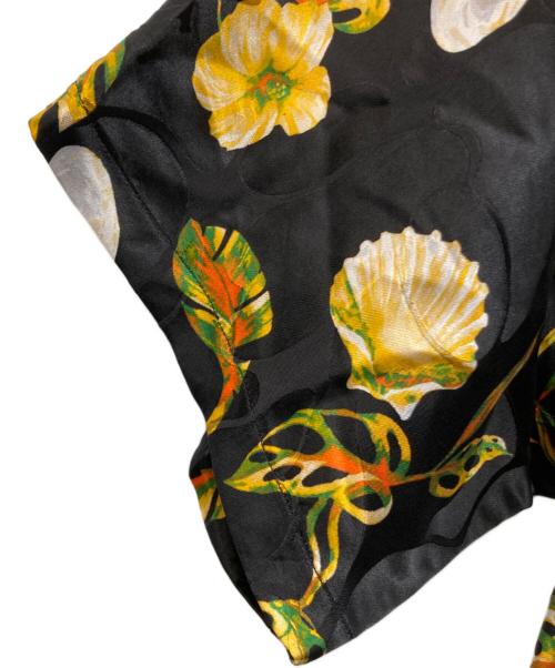 A BATHING APE（ア ベイシング エイプ）A BATHING APE (ア ベイシング エイプ) Vacation Pattern Open Collar Shirt ブラック サイズ:XL 未使用品の古着・服飾アイテム