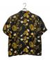 A BATHING APE (ア ベイシング エイプ) Vacation Pattern Open Collar Shirt ブラック サイズ:XL 未使用品：20000円