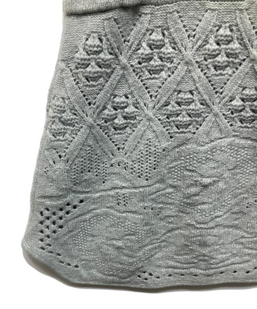 Mame Kurogouchi（マメクロゴウチ）mame kurogouchi (マメクロゴウチ) Multi Pattern Low Gauge Knitted Sleeveless Top グリーン サイズ:1の古着・服飾アイテム