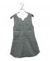 mame kurogouchi（マメクロゴウチ）の古着「Multi Pattern Low Gauge Knitted Sleeveless Top」｜グリーン