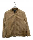 GIORGIO ARMANIジョルジョアルマーニ）の古着「ゴートレザージャケット」｜ベージュ