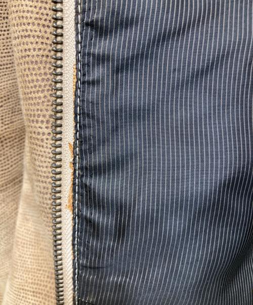 GIORGIO ARMANI（ジョルジョアルマーニ）GIORGIO ARMANI (ジョルジョアルマーニ) ゴートレザージャケット ベージュ サイズ:52の古着・服飾アイテム