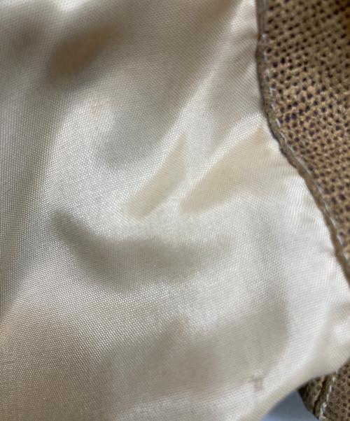 GIORGIO ARMANI（ジョルジョアルマーニ）GIORGIO ARMANI (ジョルジョアルマーニ) ゴートレザージャケット ベージュ サイズ:52の古着・服飾アイテム