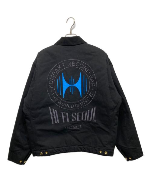 Carhartt WIP（カーハート ワークインプログレス）CARHARTT WIP (カーハート ワークインプログレス) Kompakt Record Bar (コンパクトレコードバー) コンパクトOGデトロイトジャケット ブラック サイズ:Mの古着・服飾アイテム