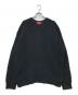 Supreme（シュプリーム）の古着「Applique Cable Knit Sweater　23fw」｜ブラック