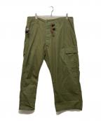 FACETASMファセッタズム）の古着「BIG&SLIM PANTS」｜オリーブ