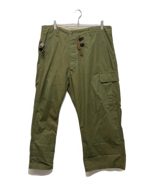 FACETASM（ファセッタズム）FACETASM (ファセッタズム) BIG&SLIM PANTS オリーブ サイズ:Ｍの古着・服飾アイテム