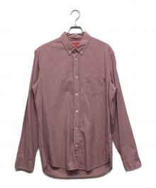 SUPREME（シュプリーム）の古着「ギンガムチェックシャツ」｜レッド