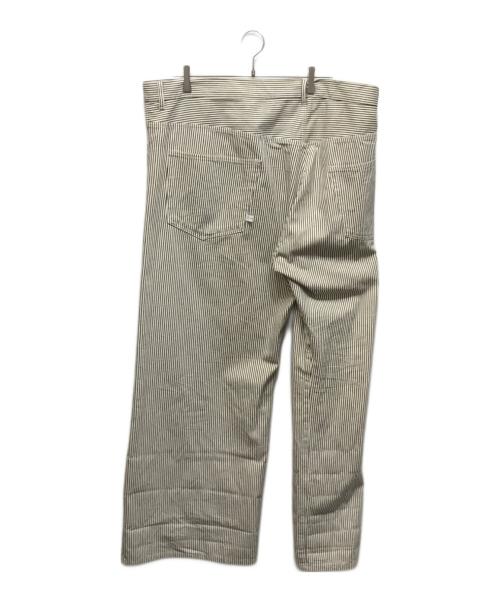 FACETASM（ファセッタズム）FACETASM (ファセッタズム) BIG&SLIM PANTS ホワイト×ブラック サイズ:5の古着・服飾アイテム