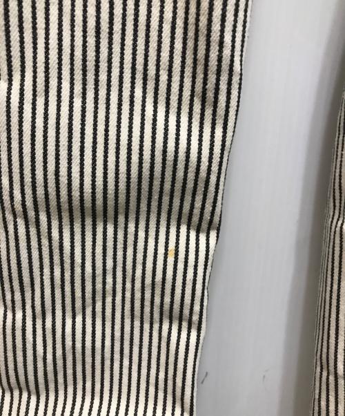 FACETASM（ファセッタズム）FACETASM (ファセッタズム) BIG&SLIM PANTS ホワイト×ブラック サイズ:5の古着・服飾アイテム