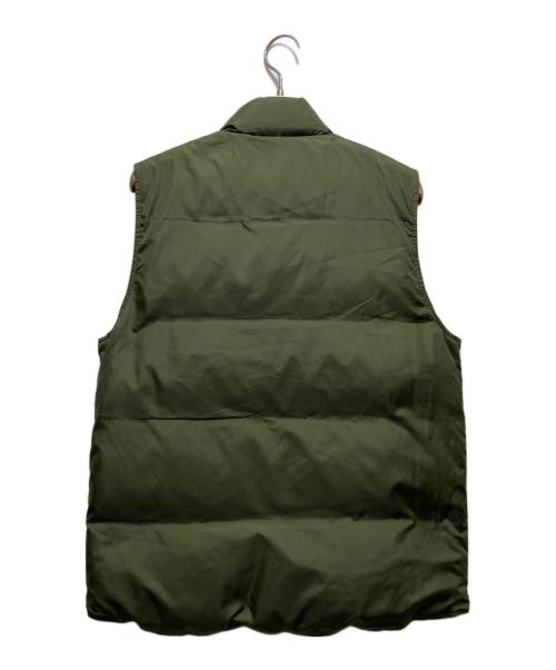 POLO RALPH LAUREN（ポロ・ラルフローレン）POLO RALPH LAUREN (ポロ・ラルフローレン) リバーシブルダウンベスト グリーン×オレンジ サイズ:Sの古着・服飾アイテム