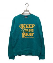 Hysteric Glamour（ヒステリックグラマー）の古着「KEEP BEATスウェット」｜グリーン