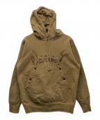 NEXUS7ネクサスセブン）の古着「ダメージ加工 プルオーバーパーカー」｜ブラウン