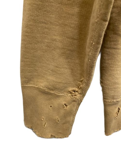 NEXUS7（ネクサスセブン）NEXUS7 (ネクサスセブン) ダメージ加工 プルオーバーパーカー ブラウン サイズ:46の古着・服飾アイテム