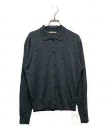 Plage（プラージュ）の古着「Collar カーディガン」｜グレー