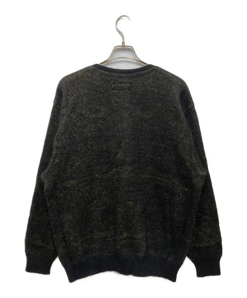 WACKO MARIA（ワコマリア）WACKO MARIA (ワコマリア) GLITTER MOHAIR CARDIGAN ( TYPE-2 ) ブラック サイズ:Lの古着・服飾アイテム