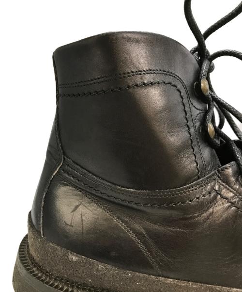 DOLCE & GABBANA（ドルチェ＆ガッバーナ）DOLCE & GABBANA (ドルチェ＆ガッバーナ) Hiking Style Stable Leather Ankle Boots ブラック サイズ: 8 1/2の古着・服飾アイテム