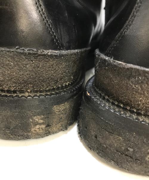 DOLCE & GABBANA（ドルチェ＆ガッバーナ）DOLCE & GABBANA (ドルチェ＆ガッバーナ) Hiking Style Stable Leather Ankle Boots ブラック サイズ: 8 1/2の古着・服飾アイテム