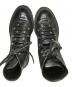 中古・古着 DOLCE & GABBANA (ドルチェ＆ガッバーナ) Hiking Style Stable Leather Ankle Boots ブラック サイズ: 8 1/2：25000円
