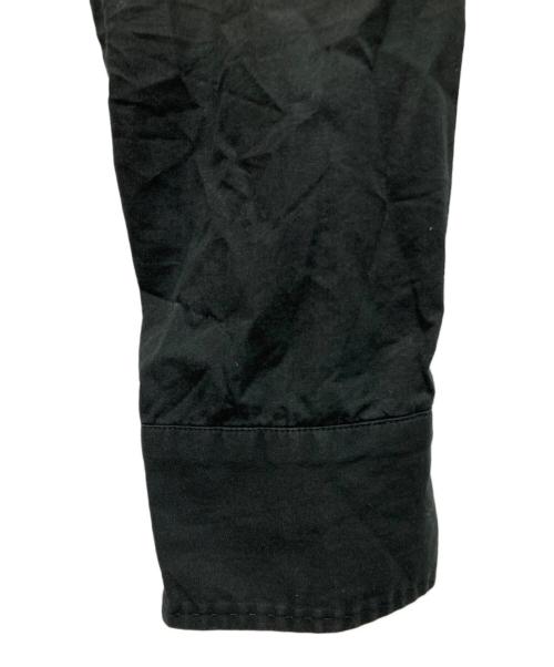 JOHN GALLIANO（ジョンガリアーノ）JOHN GALLIANO (ジョンガリアーノ) バックプリントエポレットシャツ ブラック サイズ:44の古着・服飾アイテム