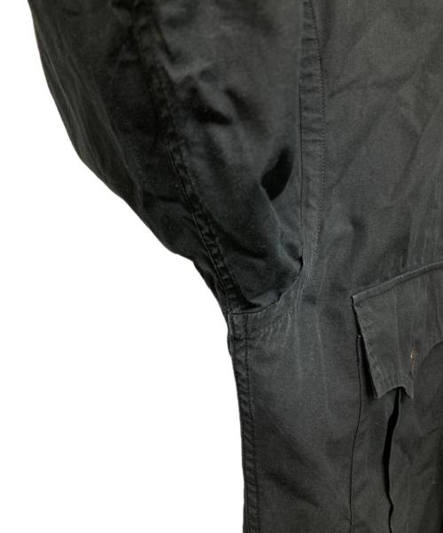 JOHN GALLIANO（ジョンガリアーノ）JOHN GALLIANO (ジョンガリアーノ) バックプリントエポレットシャツ ブラック サイズ:44の古着・服飾アイテム