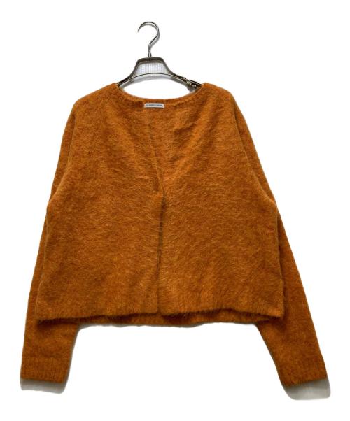 NOMBRE IMPAIR（ノンブルアンペール）NOMBRE IMPAIR (ノンブルアンペール) アルパカニットカーディガン オレンジ サイズ:FREEの古着・服飾アイテム
