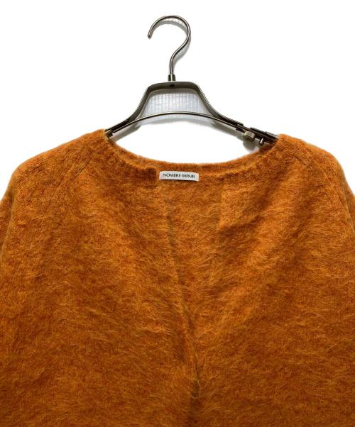 NOMBRE IMPAIR（ノンブルアンペール）NOMBRE IMPAIR (ノンブルアンペール) アルパカニットカーディガン オレンジ サイズ:FREEの古着・服飾アイテム