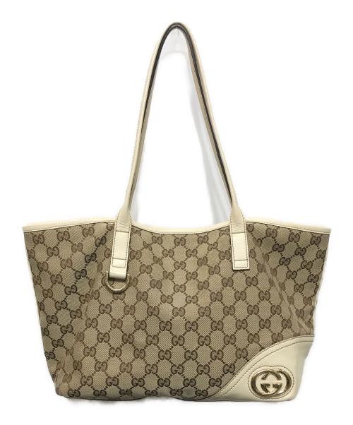 GUCCI（グッチ）GUCCI (グッチ) GGキャンバス トートバッグの古着・服飾アイテム
