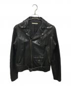 beautiful peopleビューティフルピープル）の古着「レザージャケット」｜ブラック